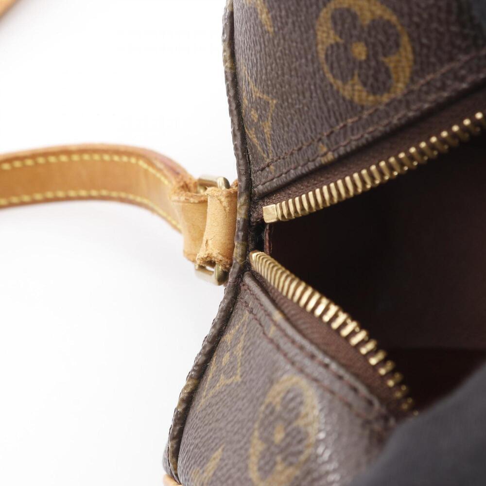LOUIS VUITTON Brown Monogram Leather Shoulder Bag - Picture 8 of 14